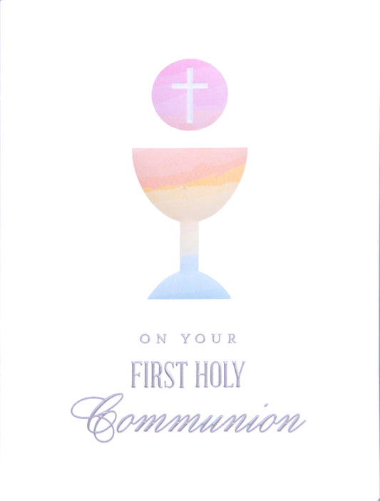 Communion Chalice and Wafer Greeting