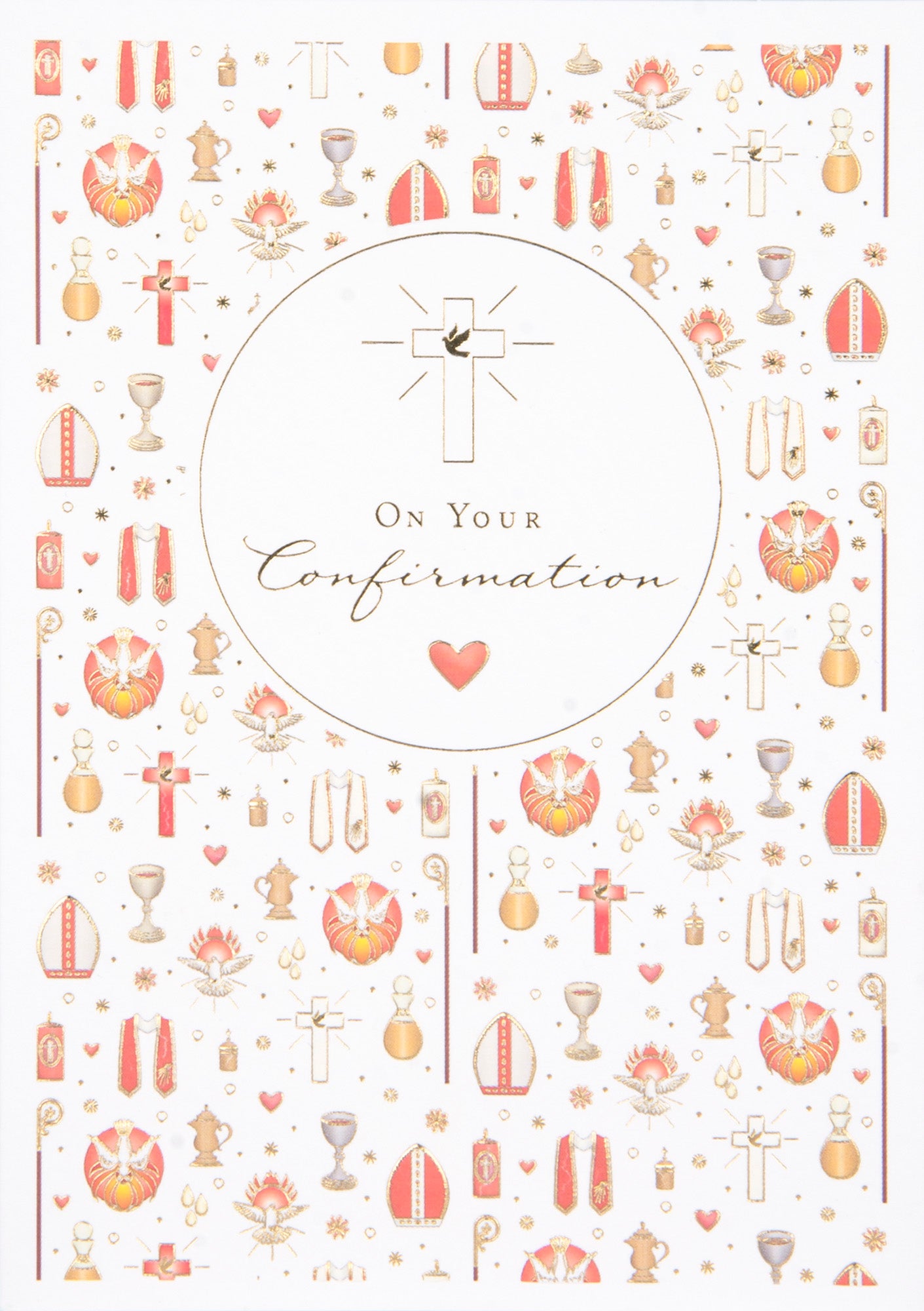 Confirmation Icons Greeting Card