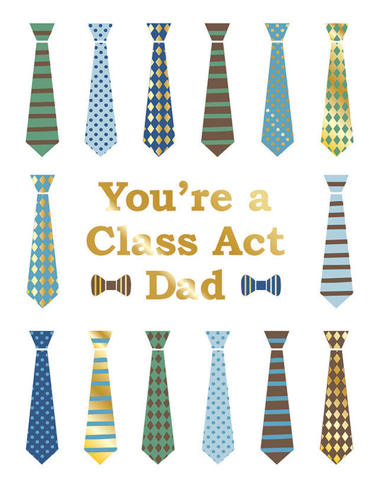 Tons of Ties Greeting Card
