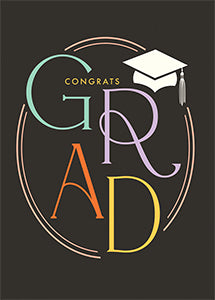 Sophisticated Grad Greeting Card