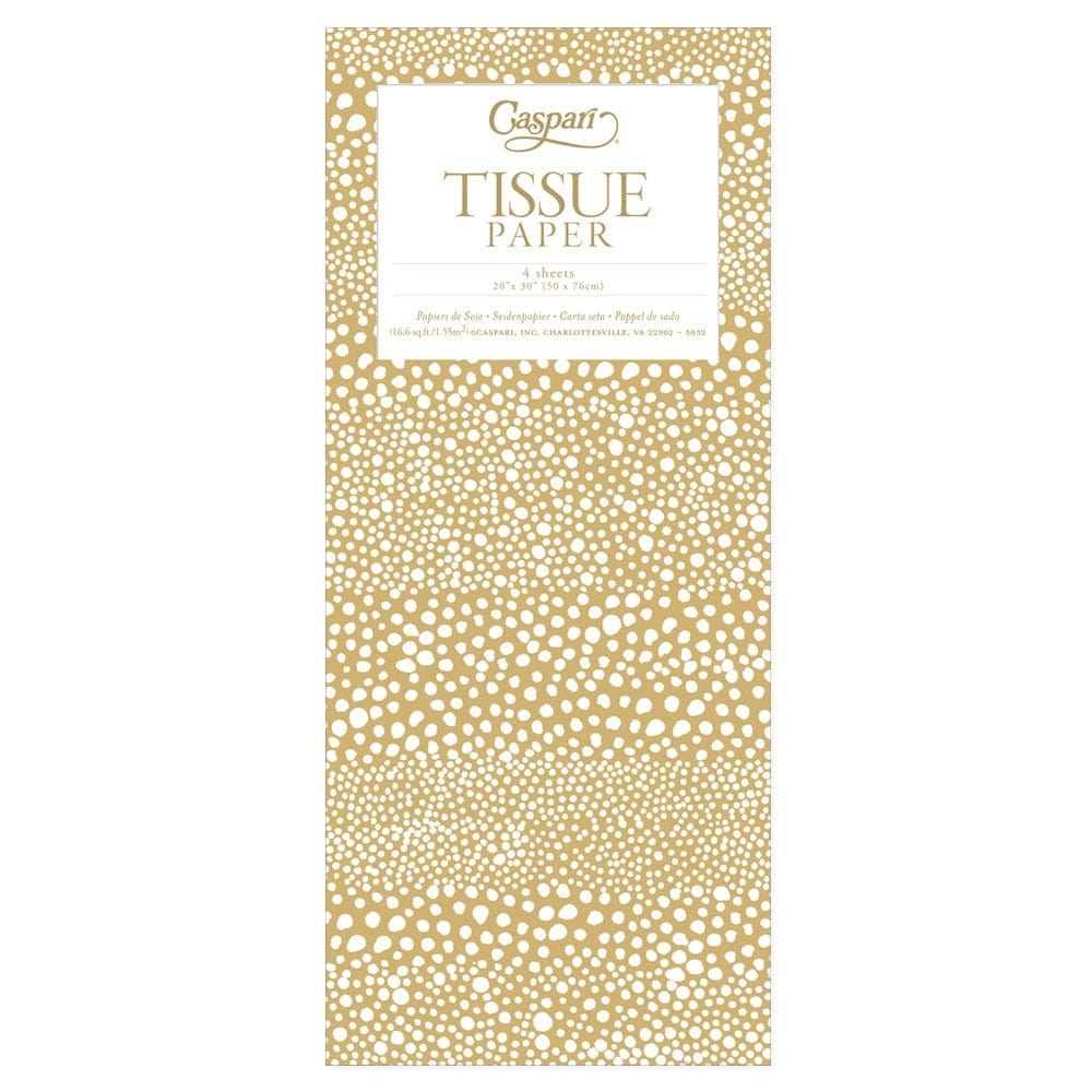 Pebble Tissue Paper in Gold