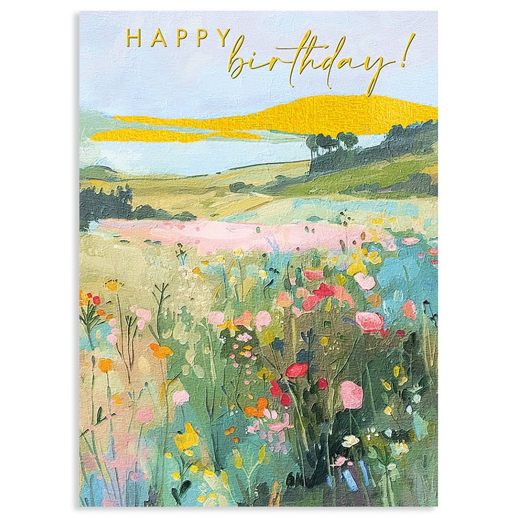 Lake Birthday Greeting Card