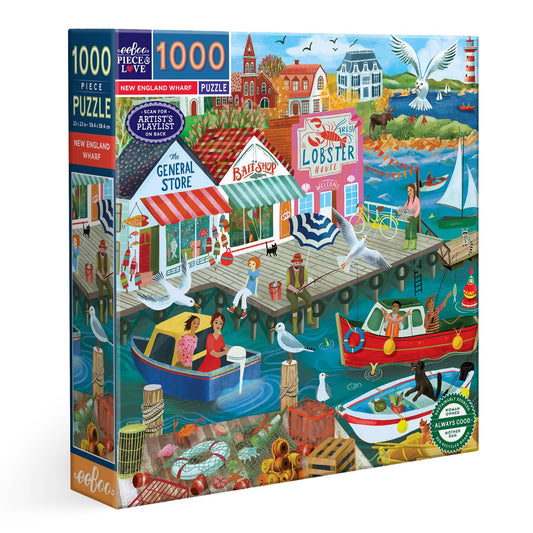 New England Wharf 1000 Piece Puzzle