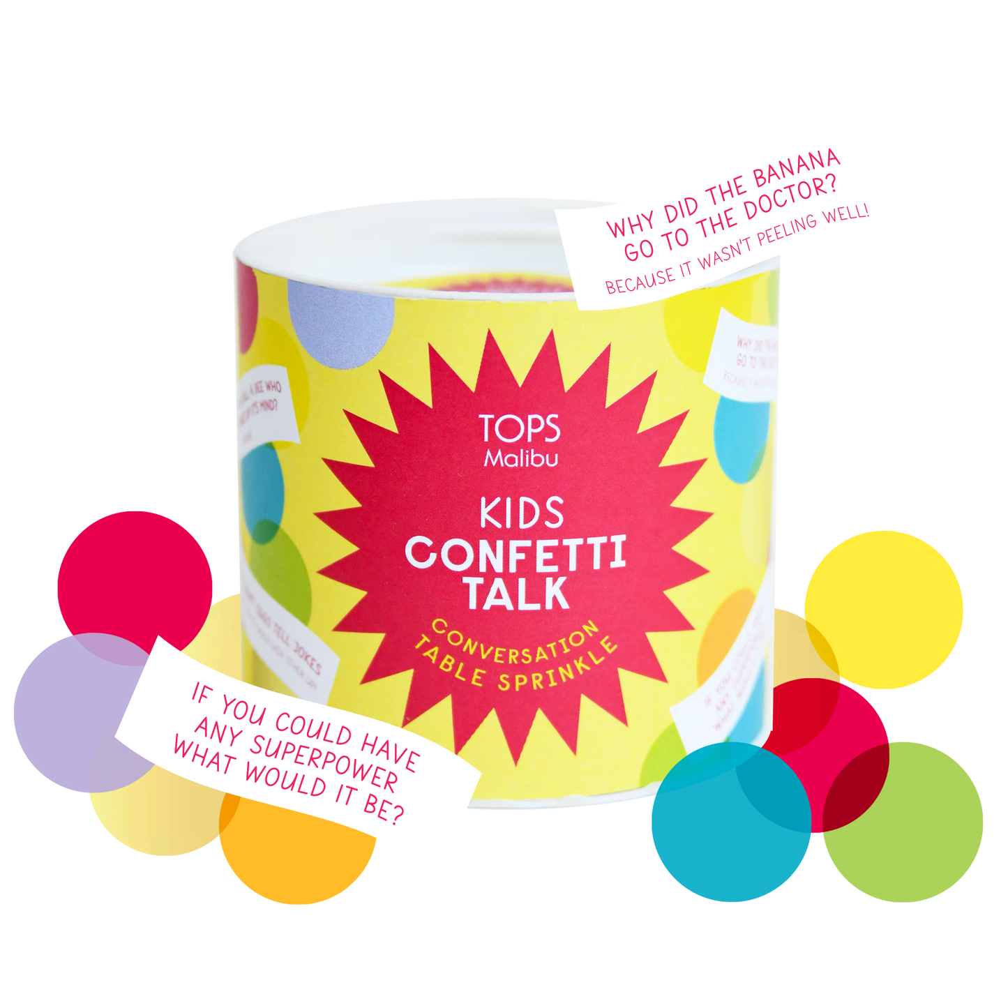 Confetti Talk Conversation Table Sprinkles - Kids
