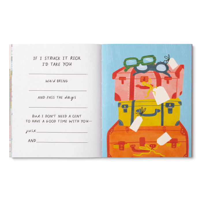 So Lucky You’re My Mom A Unique Fill-In Gift Book for Mom