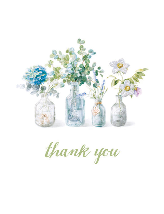 Traditional Petite Vase Boxed Thank You Cards