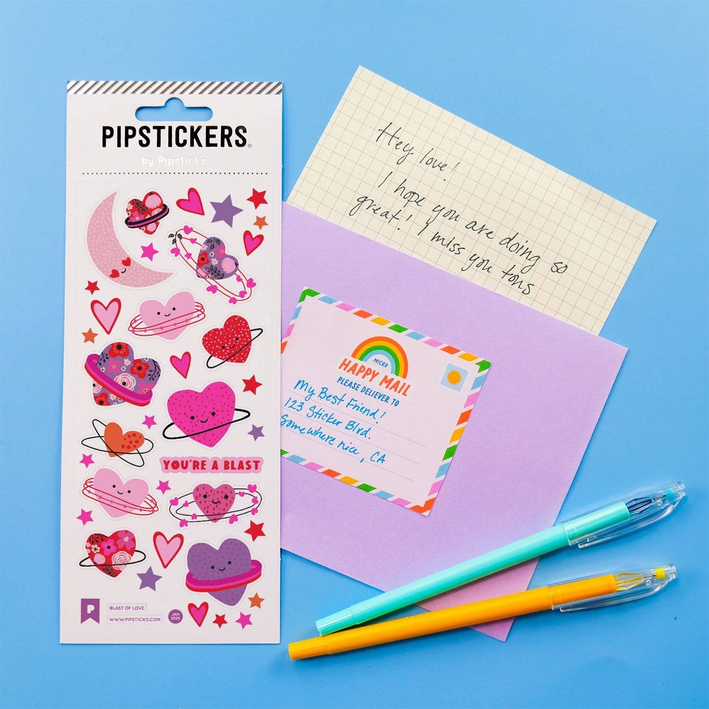 Blast Of Love Stickers