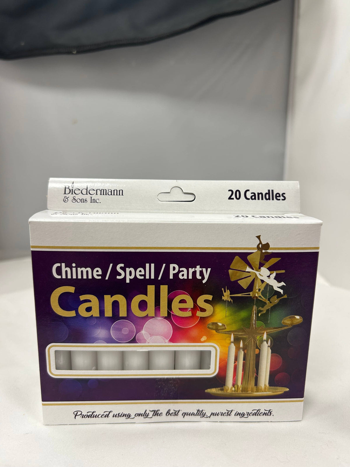 White Chime Candles box of 20 candles
