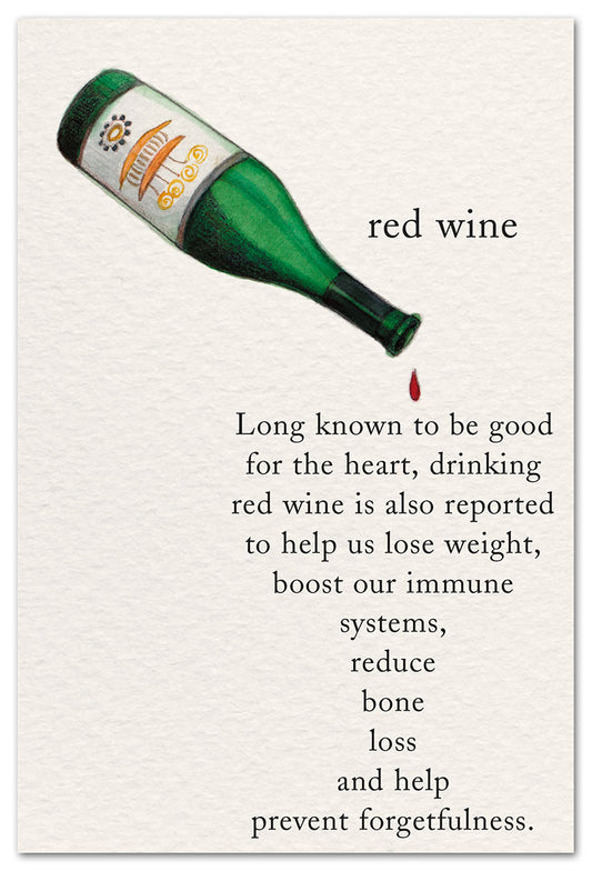 Red Wine card