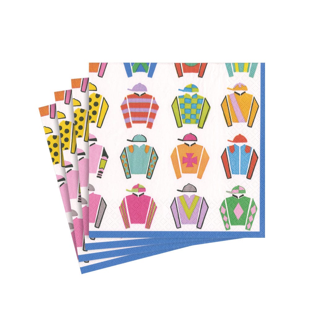 Jockey Silks Cocktail Napkin
