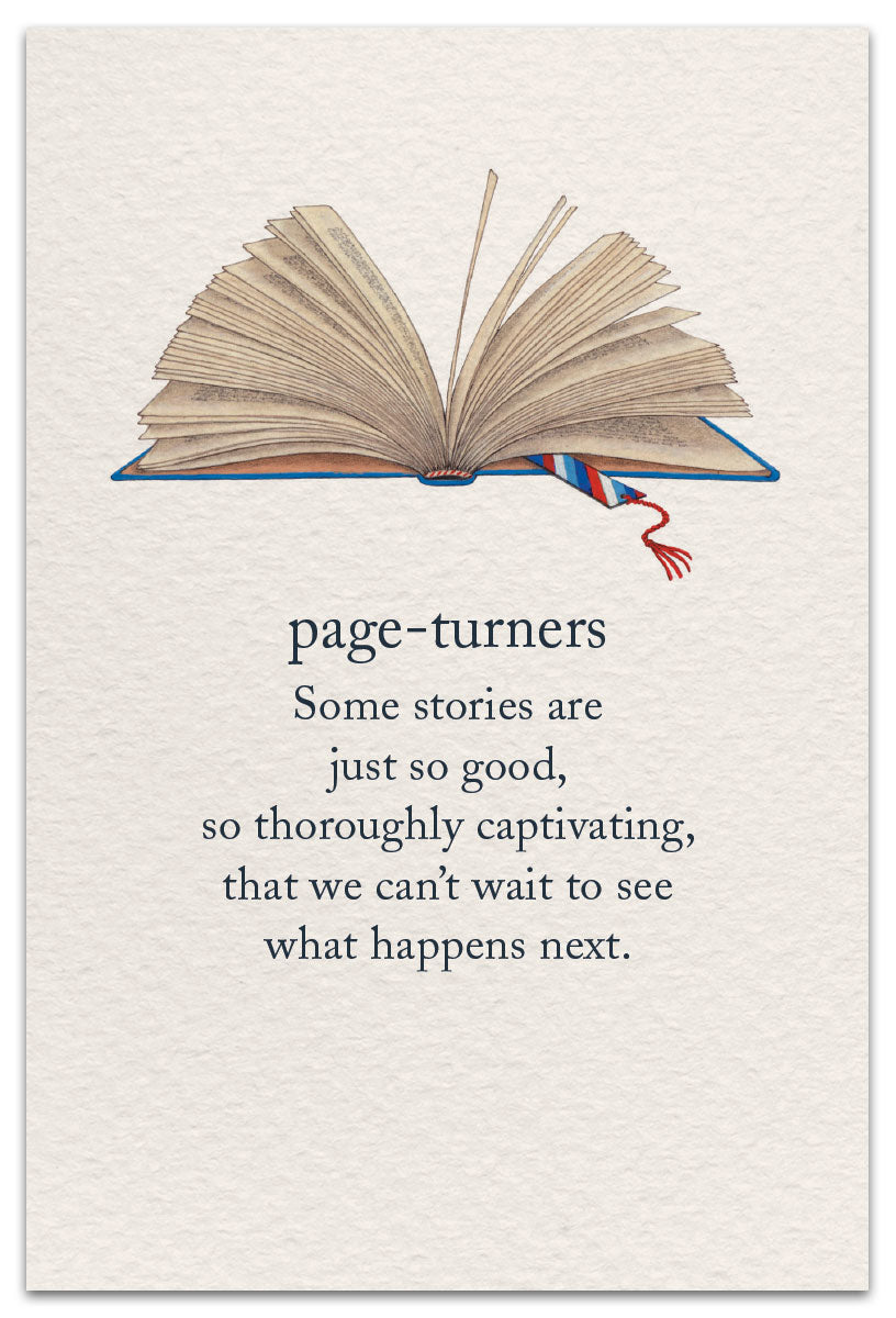 Page-turners card