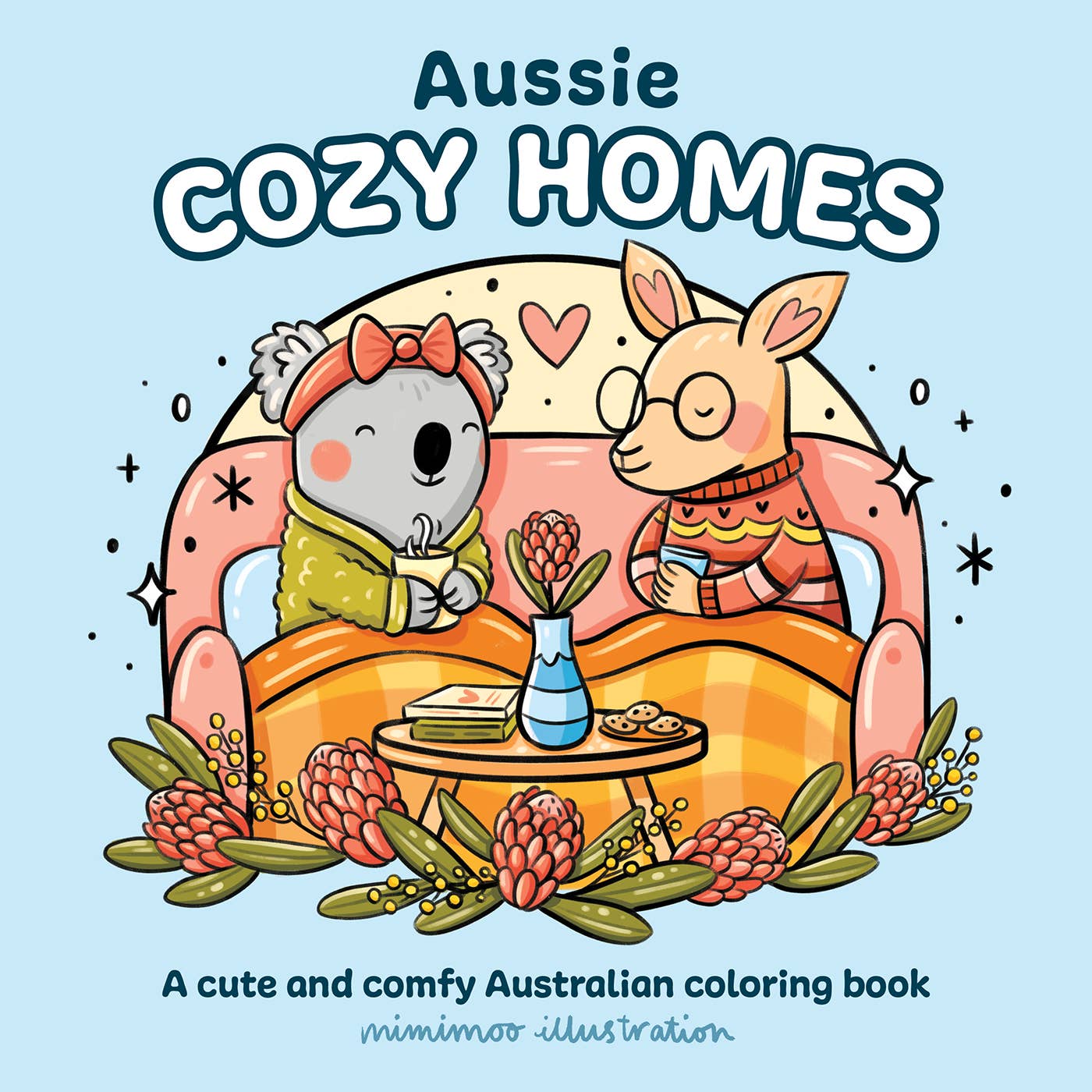 Aussie Cozy Homes Coloring Book
