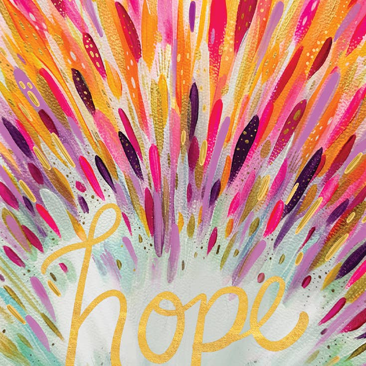 Hope Support Greeting Card 4.5 X 6.25"