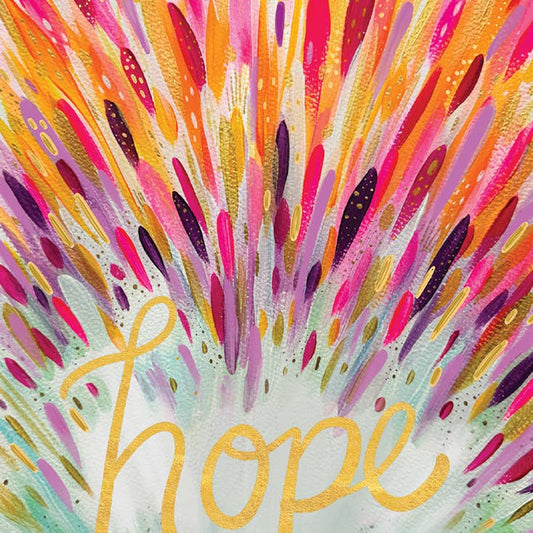 Hope Support Greeting Card 4.5 X 6.25"