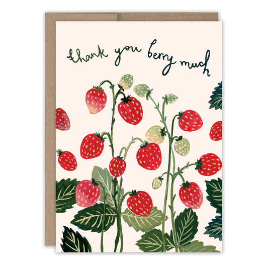 Berry Much Thank You Card