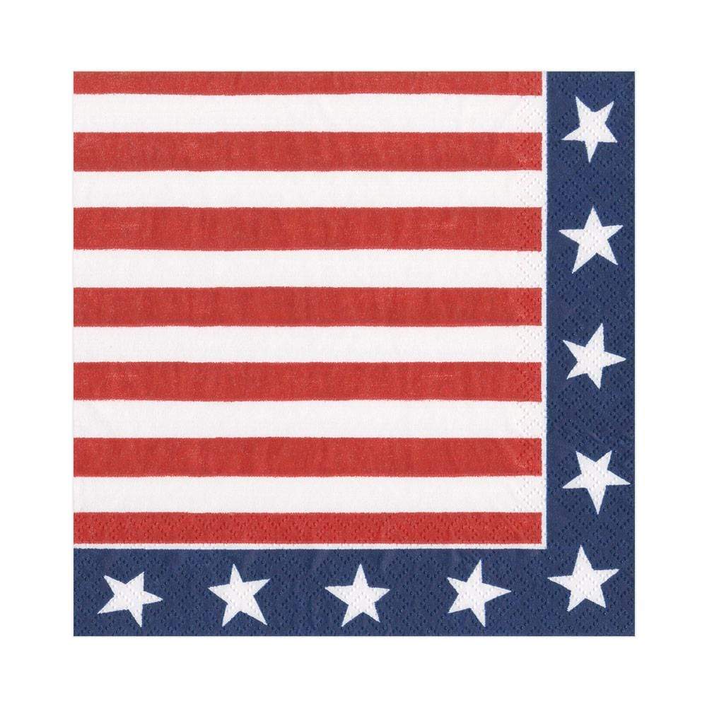 Red White And Blue Napkin Luncheon