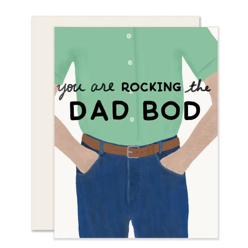 Dad Bod Father's Day Card