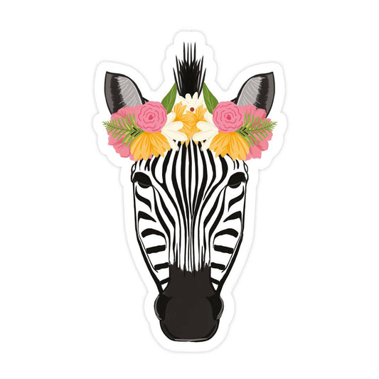 Pretty Zebra Sticker