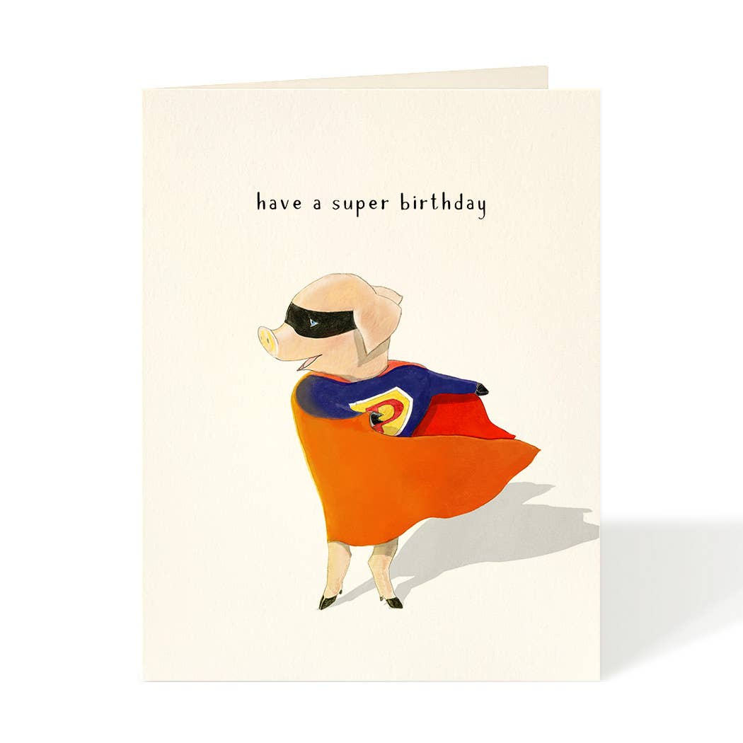 Superpig -- Birthday Card