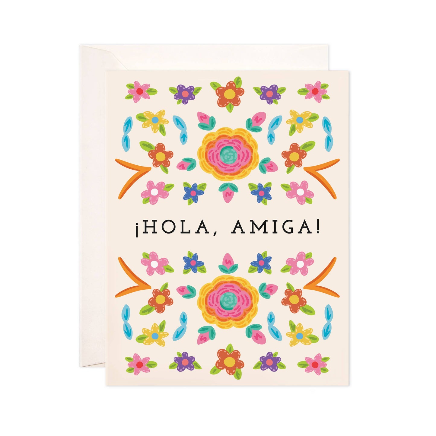 Hola Amiga Greeting Card - Spanish Love Card