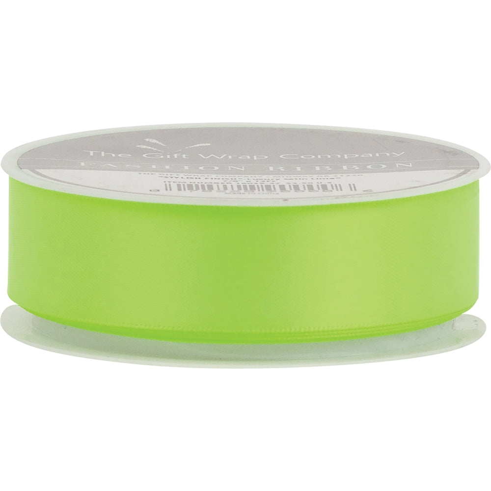 Luxury Satin Lime Ribbon