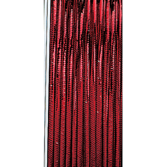 Elastic Tinsel Cord Red