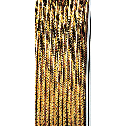 Elastic Tinsel Cord Gold