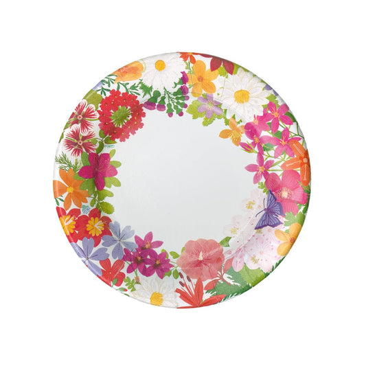 Halsted Floral Paper Salad & Dessert Plates - 8 Per Package