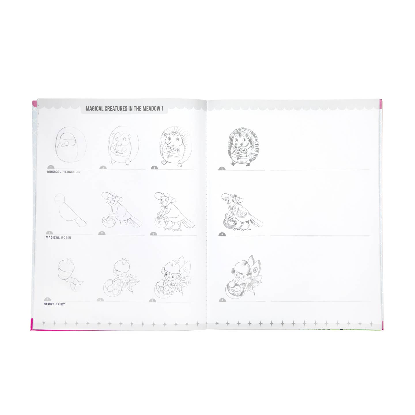 Learn To Draw Magical Creatures with Stickers