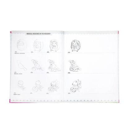 Learn To Draw Magical Creatures with Stickers