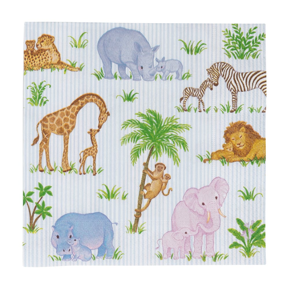 Caspari Safari Baby Napkins