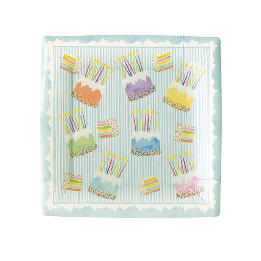 Cake Frosting Paper Salad & Dessert Plates