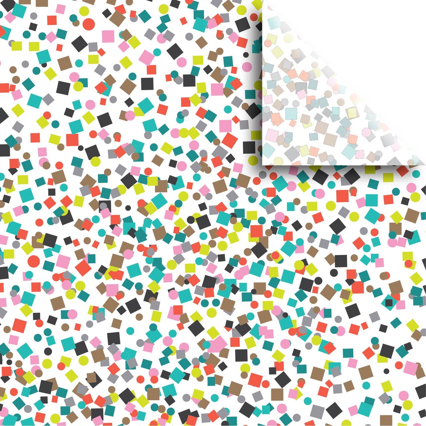 Party Popper White Tissue - Printed