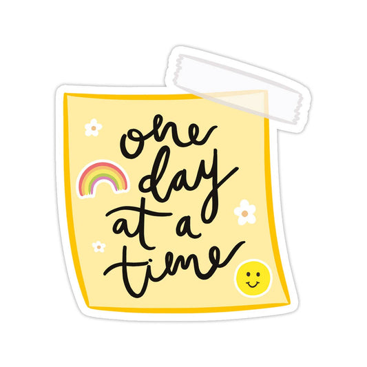 One Day Note Vinyl Sticker
