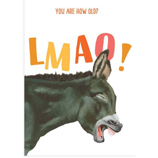 Donkey Birthday Card