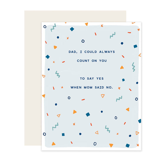 Count On You Funny Father's Day Card