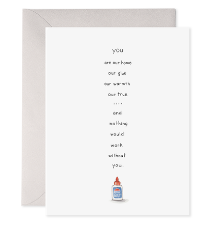 Glue Mother's Day Greeting Card