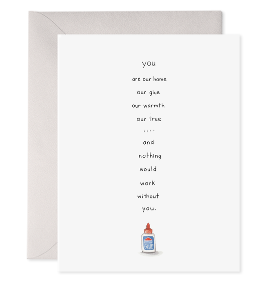 Glue Mother's Day Greeting Card