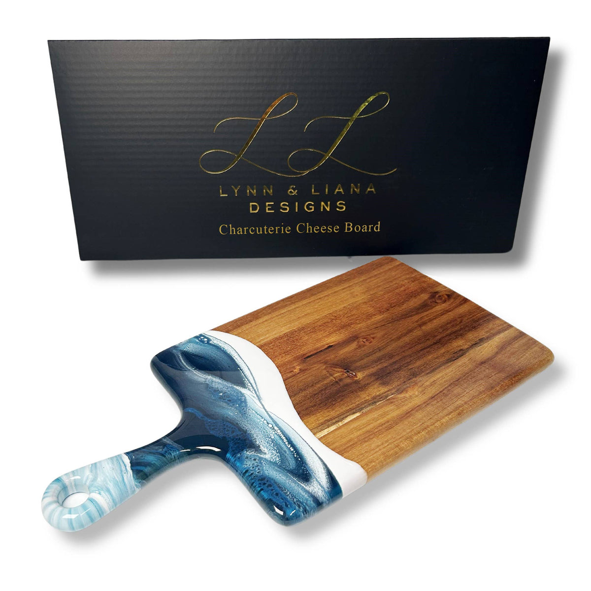 Charcuterie Board - Medium 8" x 16": Northern Lights