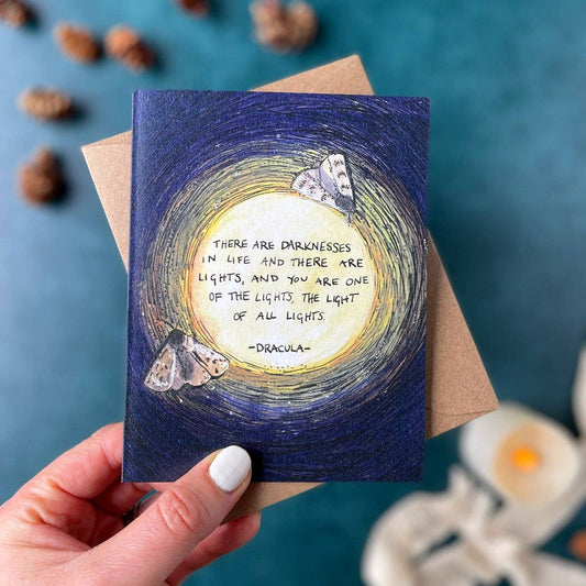 Light of All Lights — Thank You, Birthday, Friendship Card: Eco-friendly card pocket