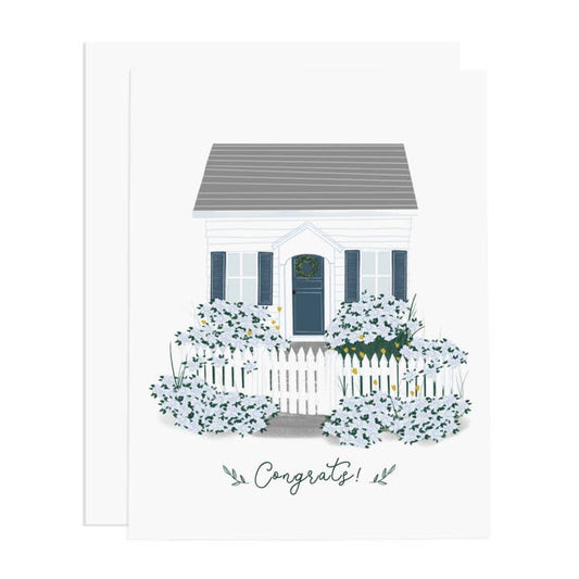 Congrats Cottage Greeting Card