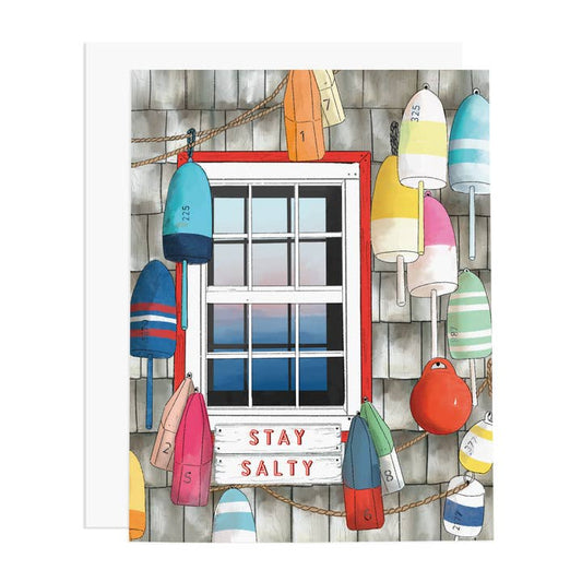 Stay Salty Buoy Cards