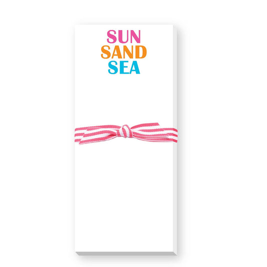 Sun Sand Sea Skinnie Notepad