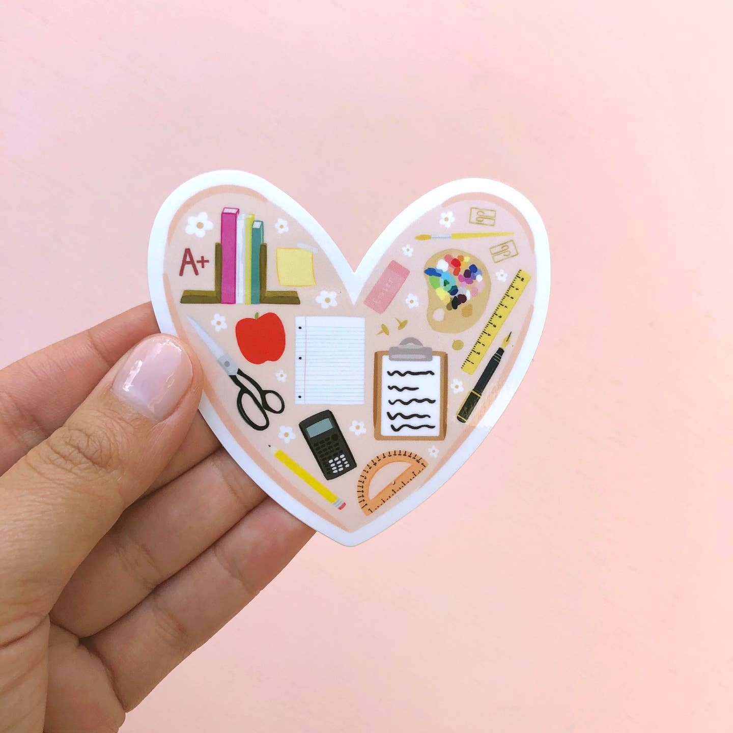 Teacher Love Vinyl Sticker