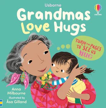 Grandmas Love Hugs Board Book