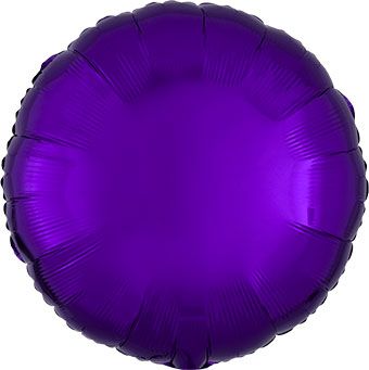 Solid Round Mylar Balloons
