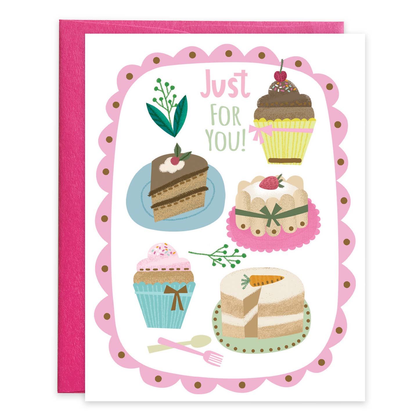 Sweet Cakes Birthday Greeting Card