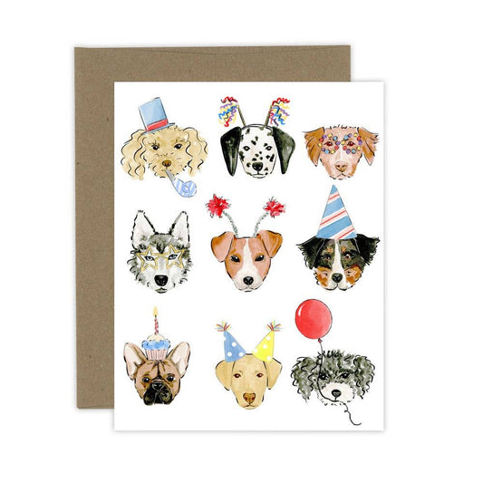 Birthday Dogs Greeting Card: Kraft