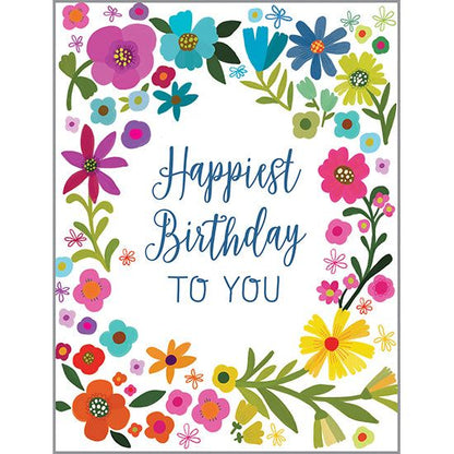 So Lovely Flowers Birthday card