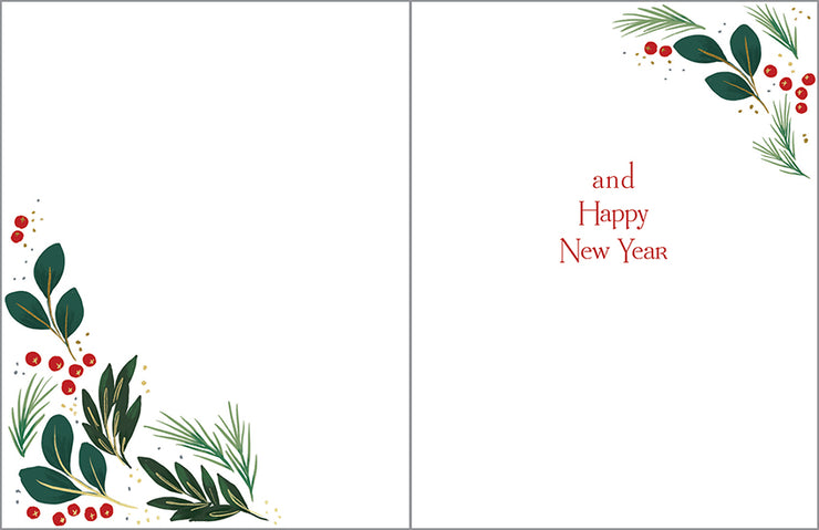 Botanical Greetings Christmas cards